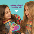 Paint Your Own Wooden Kids Heart Treasure Box Kit - Basket Stuffers - Art Kits for Toddler Girl - Arts and Craft Gifts for Ages 4-6 Year Old Girls