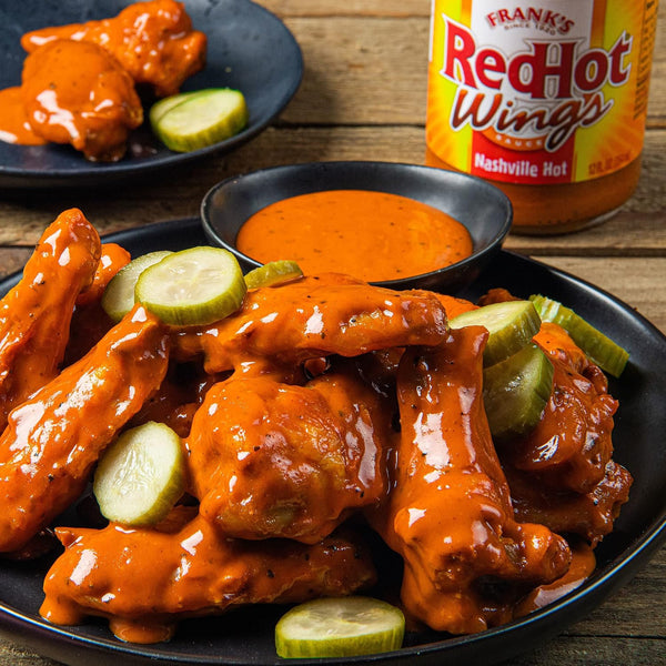 Frank's RedHot Nashville Hot Wings Sauce, 12 fl oz 12 Fl Oz (Pack of 1)