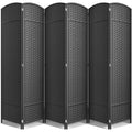 Sorbus 6 Panel Room Divider 6 Ft. Tall - Privacy Screen, Extra Wide Double Hinged Panels, Mesh Hand-Woven Design, Partition Room Dividers and