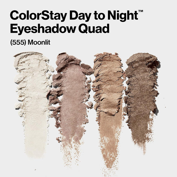 Revlon Colorstay Day to Night Eyeshadow Quad, Valentine'S Day Makeup Gifts for Women, Longwear Shadow Palette with Transitional Shades and Buttery