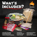 PhoLicious Instant Beef Pho, Authentic Vietnamese Rice Noodle Soup Kit with Spices & Broth Mix, Ramen Noodles Alternative, Quick Microwave Meal -