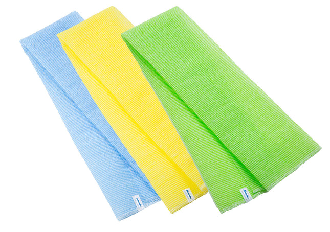 Exfoliating Washcloth Japanese Washcloth Nylon Bath Wash Cloth Korean Exfoliatin