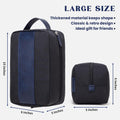 Vorspack Water Resistant Travel Toiletry Bag for Men - Black&Blue Black&Blue Medium