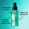 E.L.F. Power Grip Dewy Setting Spray, Ultra Fine Mist Made with Hyaluronic Acid, Grips Makeup for a Hydrated, Dewy Finish, Vegan & Cruelty-Free