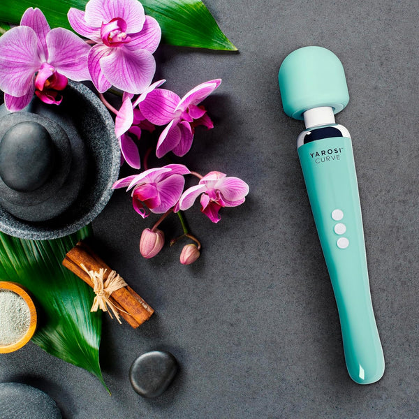 Yarosi Cordless Curve Therapeutic Device - 8 Powerful Speeds and 20 Patterns - for Muscle Aches and Sports Recovery - Rechargeable - Travel