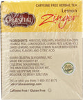 Celestial Seasonings 100% Natural Lemon Zinger Herbal Tea 20 Ct