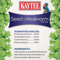 Kaytee Wild Bird Seed & Mealworm Seed Cake Food For Bluebirds, Chickadees, Woodpeckers and More, 1.4 Pound 1.4 Pound (Pack of 1)