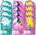 Tub WorksÂ® Magical Kids Bubble Bath, Variety 12 Pack | Creates Colorful Water & Tons of Foam Bath Bubbles | Nontoxic | Character-Themed Bubble