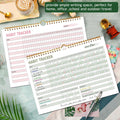 Habit Tracker Calendar, Daily Weekly Goal and Habit Tracker Journal, 12 Months Undated Habits Tracker Planner with Spiral Binding, Boost