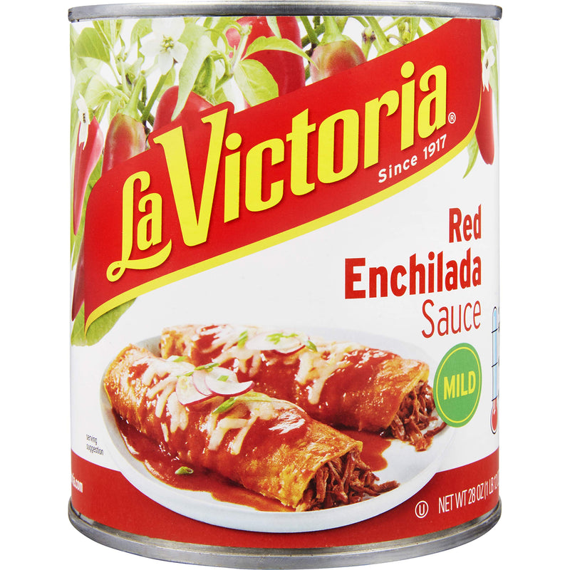 La Victoria Red Enchilada Sauce Traditional, Mild, 28 oz 28 Fl Oz (Pack of 1)