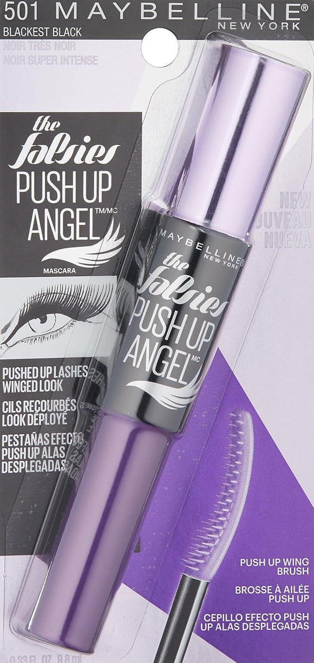 Maybelline Volum' Express Falsies Push up Angel Washable Mascara, Blackest Black