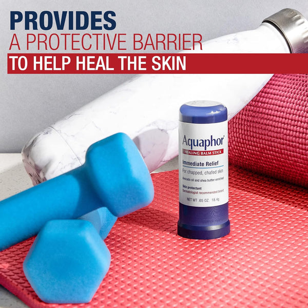 Aquaphor Healing Balm Stick, Skin Protectant with Avocado Oil and Shea Butter, 0.65 Oz Stick 0.65 Ounce (Pack of 1)