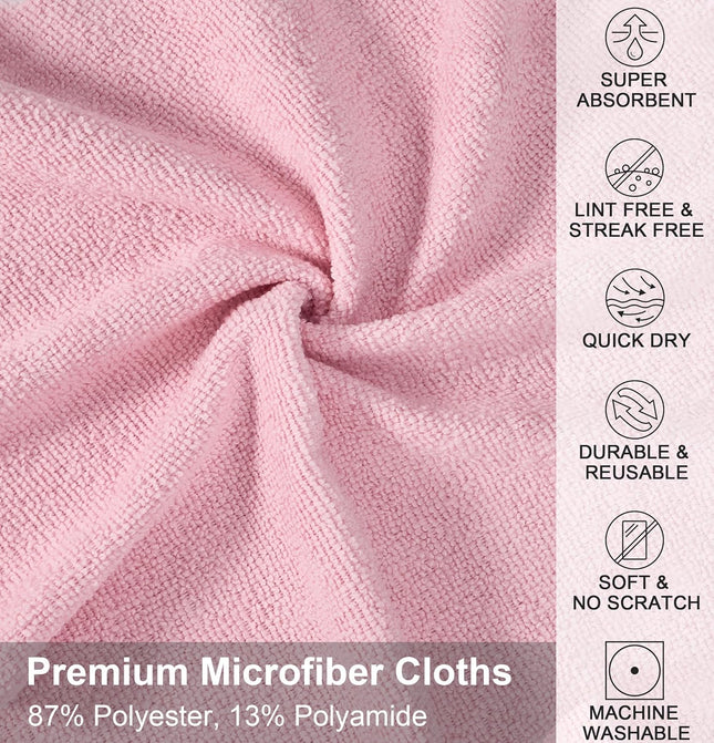 UPSTAR Microfiber Cleaning Cloth, Reusable Paper Towels Rolls, Dish Rags for Was