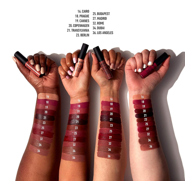 NYX PROFESSIONAL MAKEUP Soft Matte Lip Cream, Lightweight Liquid Lipstick - Cairo (Matte Pure Nude)