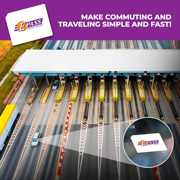 Electronic Toll Sticker by E-PASS; Prepaid Toll Program, Works on All Toll Roads in FL, GA, NC