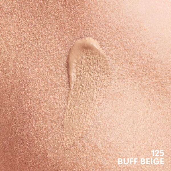 COVERGIRL Clean Invisible Foundation Makeup, Dewy & Glowy Natural Finish, Buildable Coverage, Skin-Like Smooth Look, Vegan, Buff Beige, 1Oz