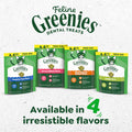 Greenies Feline Natural Dental Cat Treats, Tempting Tuna Flavor, 9.75 oz | veterinarian-recommended, 36% less tartar in 28 days, cleans to
