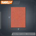 Fandeli |Wood Sanding Paper | Medium Grit | 25 Sheets of 9'' x 11'' | Perfect for Sanding Wood | Hand Sanding | Orbital Sanders 25 medium grit