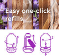 Glade Aromatherapy Diffuser & Essential Oil, Air Freshener for Home, Choose Calm Scent with Notes of Lavender & Sandalwood, 0.56 Fl Oz Choose Calm