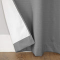 Sun Zero Cooper Thermal Insulated Energy Efficient Grommet Curtain Panel, 40" x 63", Gray Grey 40"W x 63"L (Pack of 1)