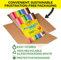 Crayola Construction Paper Bulk Pack (480 Sheets) – 10 Assorted Colors, 9x12, Teacher School Supplies & Classroom Must Haves, Card Making Craft