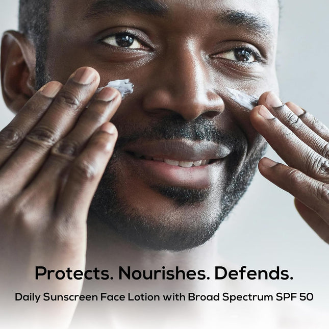 No. 128 Men'S Facial Lotion with Sunscreen SPF 50, 3.4 Oz, Oil-Free, Lightweight