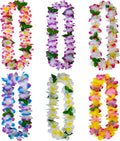 GoodUping 18 Counts Hawaiian Leis, Flower Hair Clip, Headbands and Wristbands, Perfect Luau Party Supplies for Summer Beach Vacations, Essential