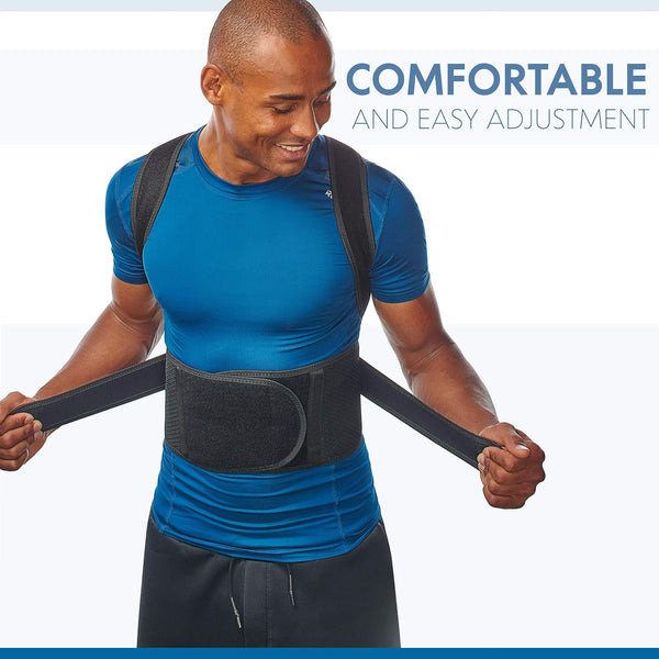 Back Brace Posture Corrector for Men and Women - Adjustable Posture Brace for Upper and Lower Back Pain Relief - Muscle Memory Support