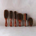 Diane Premium 100% Boar Bristle 2-Sided Club Brush for Men and Barbers, Medium and Firm Bristles for Thick Coarse Hair, Detangling, Smoothing
