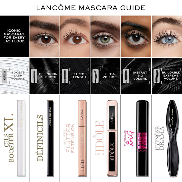 LancÃÂ´me Monsieur Big Volumizing Mascara for up to 12X More Volume & 24H Wear - False Lash Effect - Black