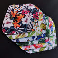 7pcs/Set Reusable Menstrual Pads Including 1pc Mini Wet Bag +6pcs Bamboo Charcoal Cloth Menstrual Incontinence Pads/Reusable Sanitary/Mama Panty