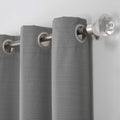 Sun Zero Cooper Thermal Insulated Energy Efficient Grommet Curtain Panel, 40" x 63", Gray Grey 40"W x 63"L (Pack of 1)