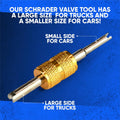 Lu-Hawk R134A Adapter Kit, Self-Seal & Puncture Can Taps, Core Tool Lu-Hawk R134A Self-Sealing, and Single Puncture Can Taps, with Valve Core