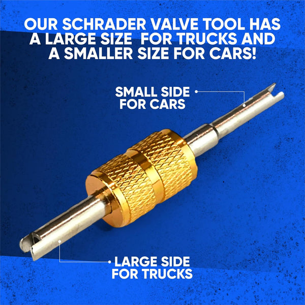Lu-Hawk R134A Adapter Kit, Self-Seal & Puncture Can Taps, Core Tool Lu-Hawk R134A Self-Sealing, and Single Puncture Can Taps, with Valve Core