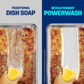 Dawn Powerwash Dish Soap Spray + 3 Dishwashing Liquid Refills Lemon, 4*16oz | Instantly breaks down 99% of residue. No water needed. Overnight