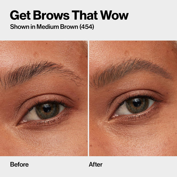 Revlon ColorStay Micro Brow Pencil, 454 Medium Brown, 0.003 oz Medium Brown 0 Ounce (Pack of 1)