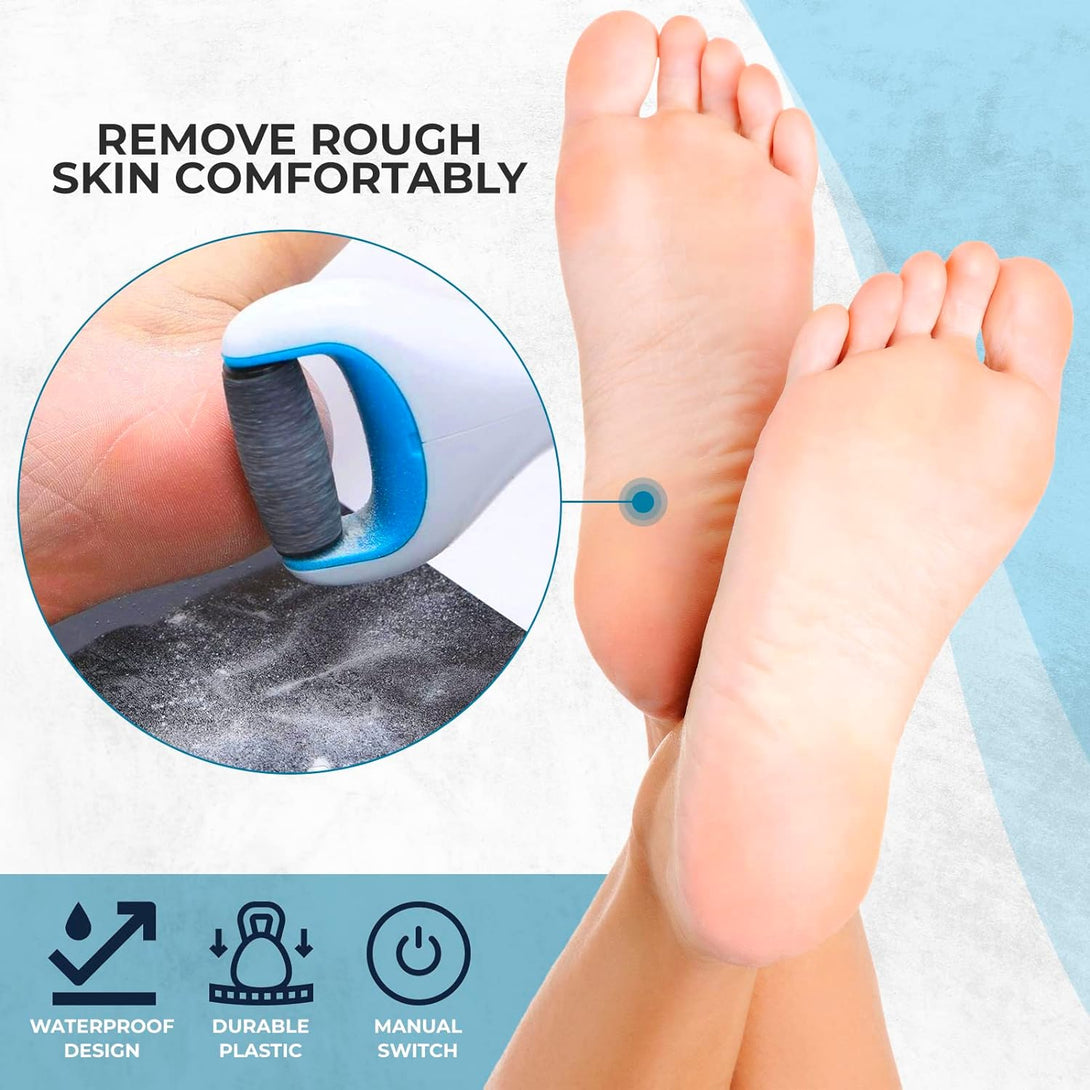 Electric Callus Remover for Feet - Foot Heel Callus Remover Callus File Wet Dry Cracked Feet Callus Removal Pedicure Tool for Feet Care - Electric Foot File Pedicure Foot Spa Callus Shaver for Feet