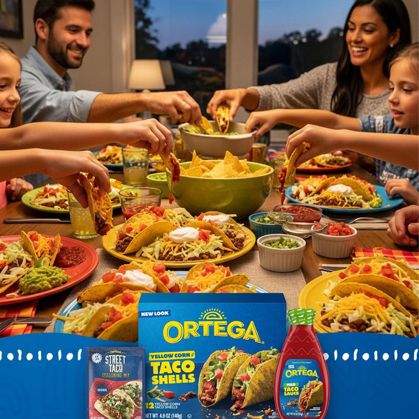Ortega Yellow Corn Taco Shells, 4.9 Ounce, 12 Shells Yellow Corn 4.9 Ounce (Pack of 1)