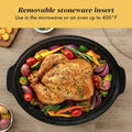 Crock-Pot 7-Quart Manual Slow Cooker, Family Size Serves 8+ People & Fits 6-lb Roast, Removable Stoneware with Warming Setting, Dishwasher Safe
