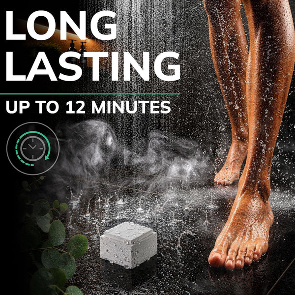 Shower Steamers for Men - 15 Pack Eucalyptus Aromatherapy Shower Steamers, Strong Scent, Long Lasting, Premium Essential Oils, Gifts for Men