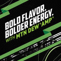 Mountain Dew AMP Energy Drink, Original, 16 fl oz cans (12 Pack) | Energy Drink with Caffeine & B Vitamins, Packaging May Vary 16 Fl Oz (Pack of 12)