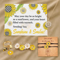 Andlane Sunflower Gifts for Women - Unique Gift Basket Set - Birthday Gifts for Women, Best Friend, or Sister - Sunshine Box Care Package, Get
