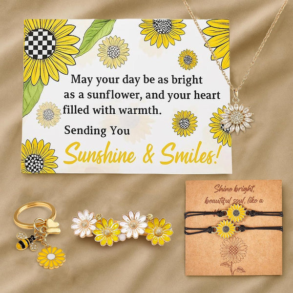 Andlane Sunflower Gifts for Women - Unique Gift Basket Set - Birthday Gifts for Women, Best Friend, or Sister - Sunshine Box Care Package, Get