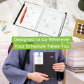 Walldeca 2025 Annual Weekly Planner, Weekly & Monthly Planner, Jan 2025 - Dec 2025 | Flexible Cover, Notes Pages, Twin-Wire Binding (2025 (8 X