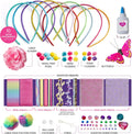 Headband Making Kit for Girls - Arts & Crafts Gift - Make Your Own Fashion Headbands for Kids - DIY Hair Accessories Set - Gift for Ages 5-12 Year