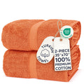 Chakir Turkish Linens, 100% Cotton Premium Quality Turkish Bath Sheets (35''x70'' Large Bath Sheet Towels - Coral) Coral 35''x70'' Large Bath Sheets