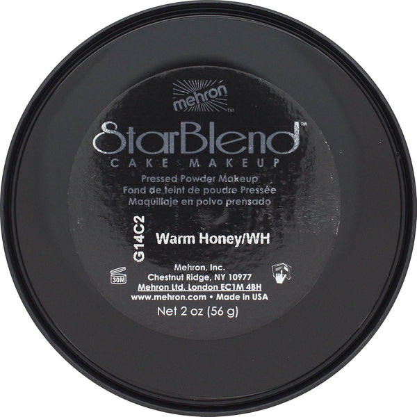 Mehron Makeup Starblend Cake (2 Oz) (Warm Honey)