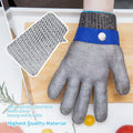 ARCLIBER Level 9 Cut Resistant Glove Stainless Steel Wire Metal Mesh Butcher Glove for Meat Cutting Oyster Shucking Chopping and Peeling Small
