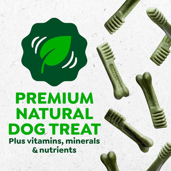 Greenies Teenie Original Natural Dental Dog Treats, Chicken, 43 Count | Clinically-proven, veterinarian-recommended, 47% less tartar & 40% less