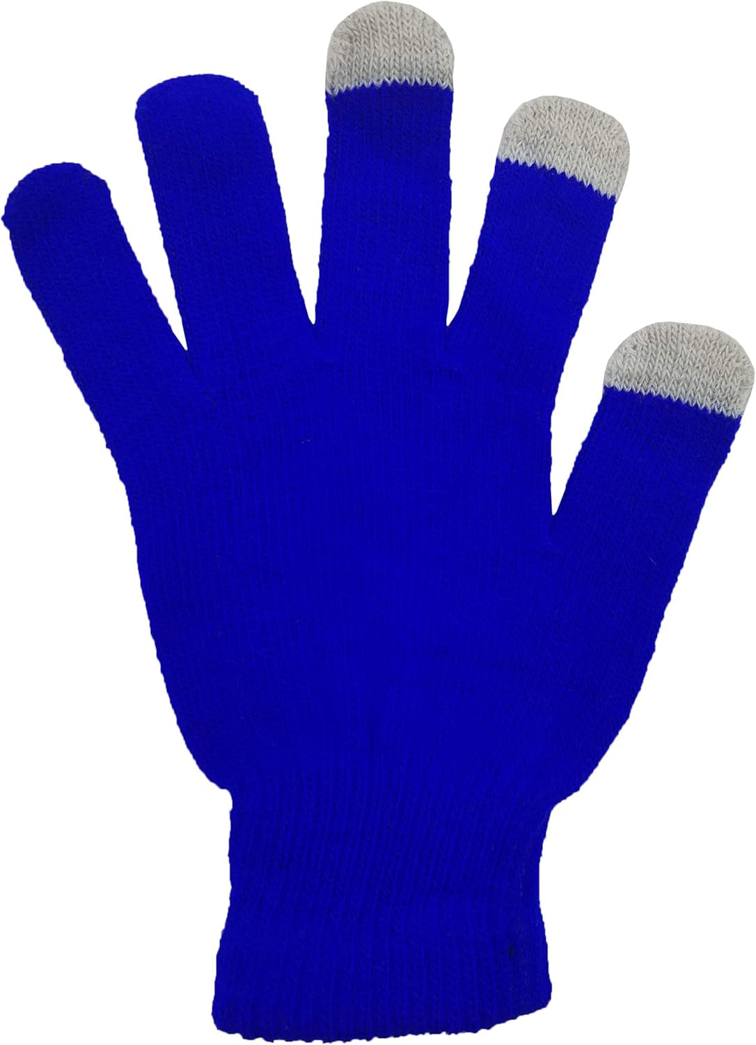 Winter Magic Gloves, 12 Pairs Stretchy Warm Knit Bulk Pack Mens Womens